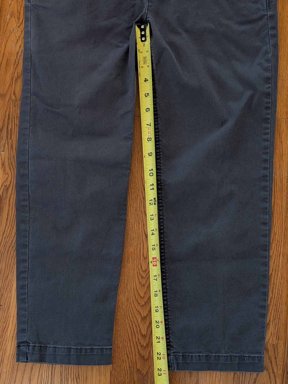 LOFT Petites Gray Slim Cropped Mid Rise Chino Pants - Picture 13 of 13